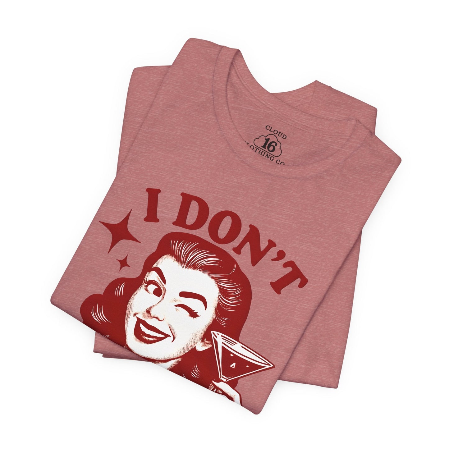 I Don't Care Retro Graphic T-Shirt – Unisex Vintage Style