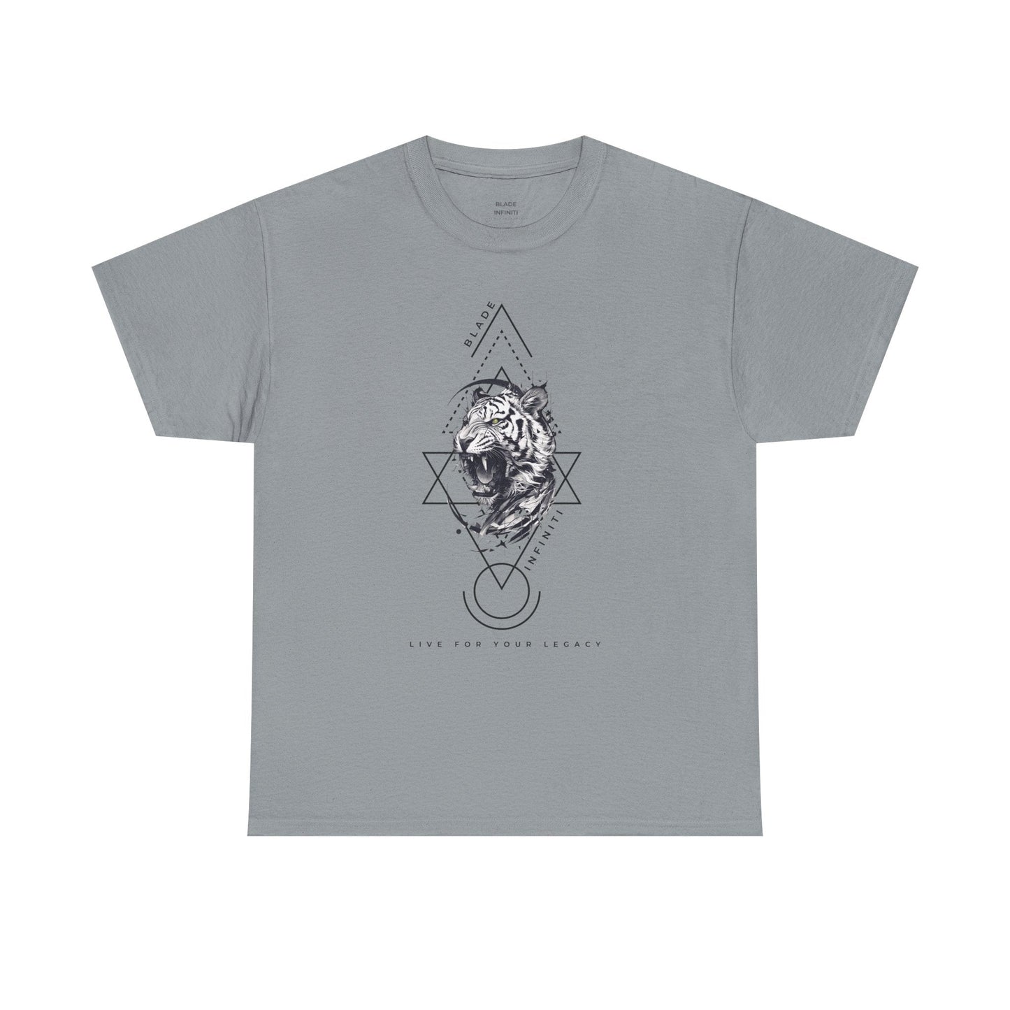 Geometric King Black TX Tiger T-Shirt