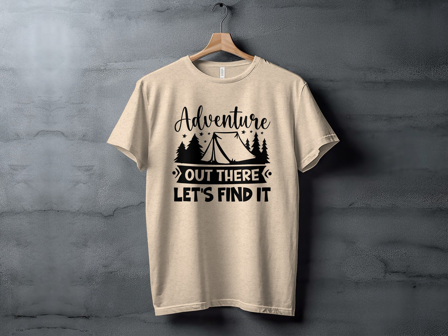 Adventure Out There Lets Find It Graphic Adventure T-Shirt
