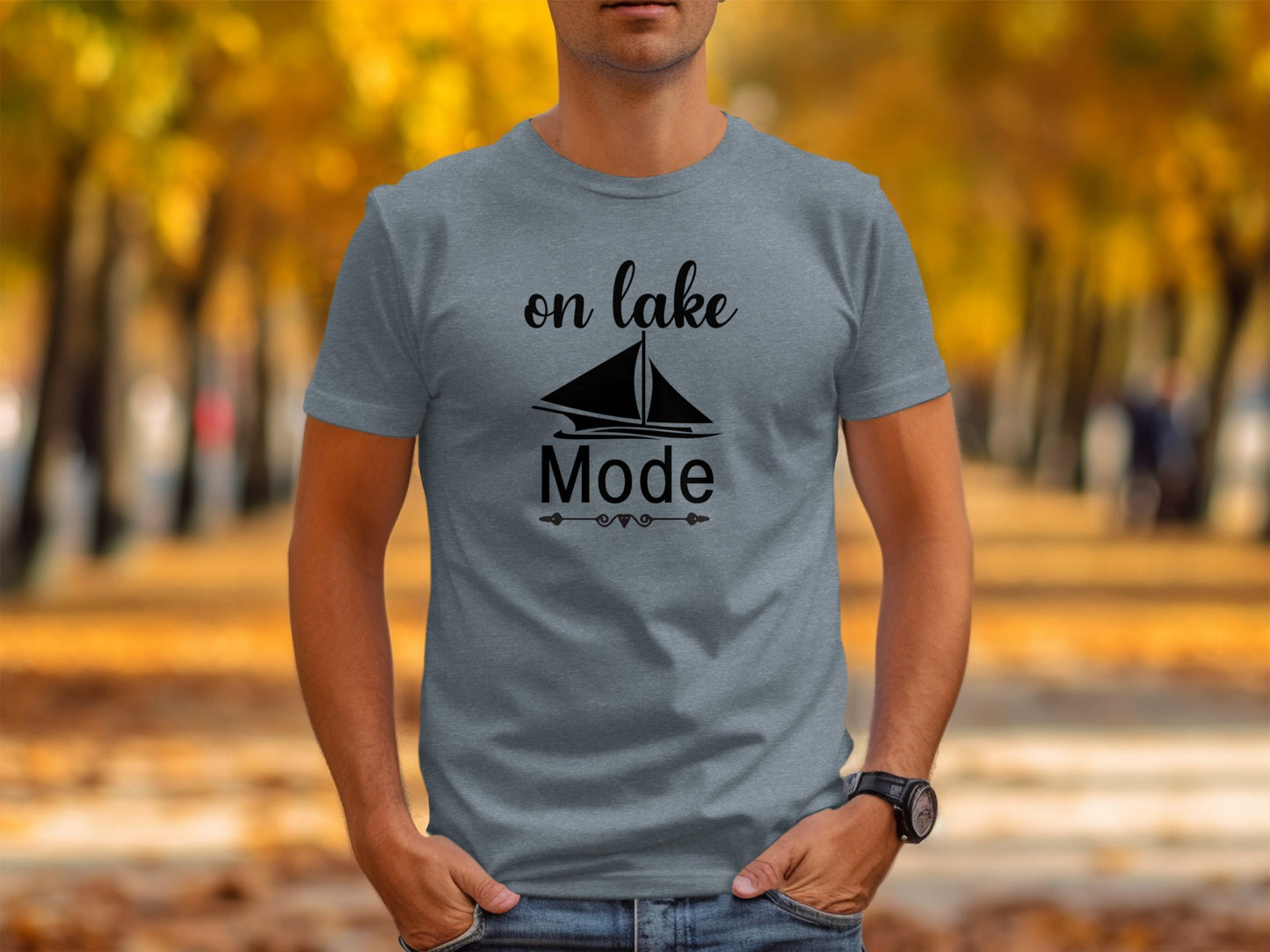 On Lake Mode Boat Vacation Summer Holiday Trip T-Shirt