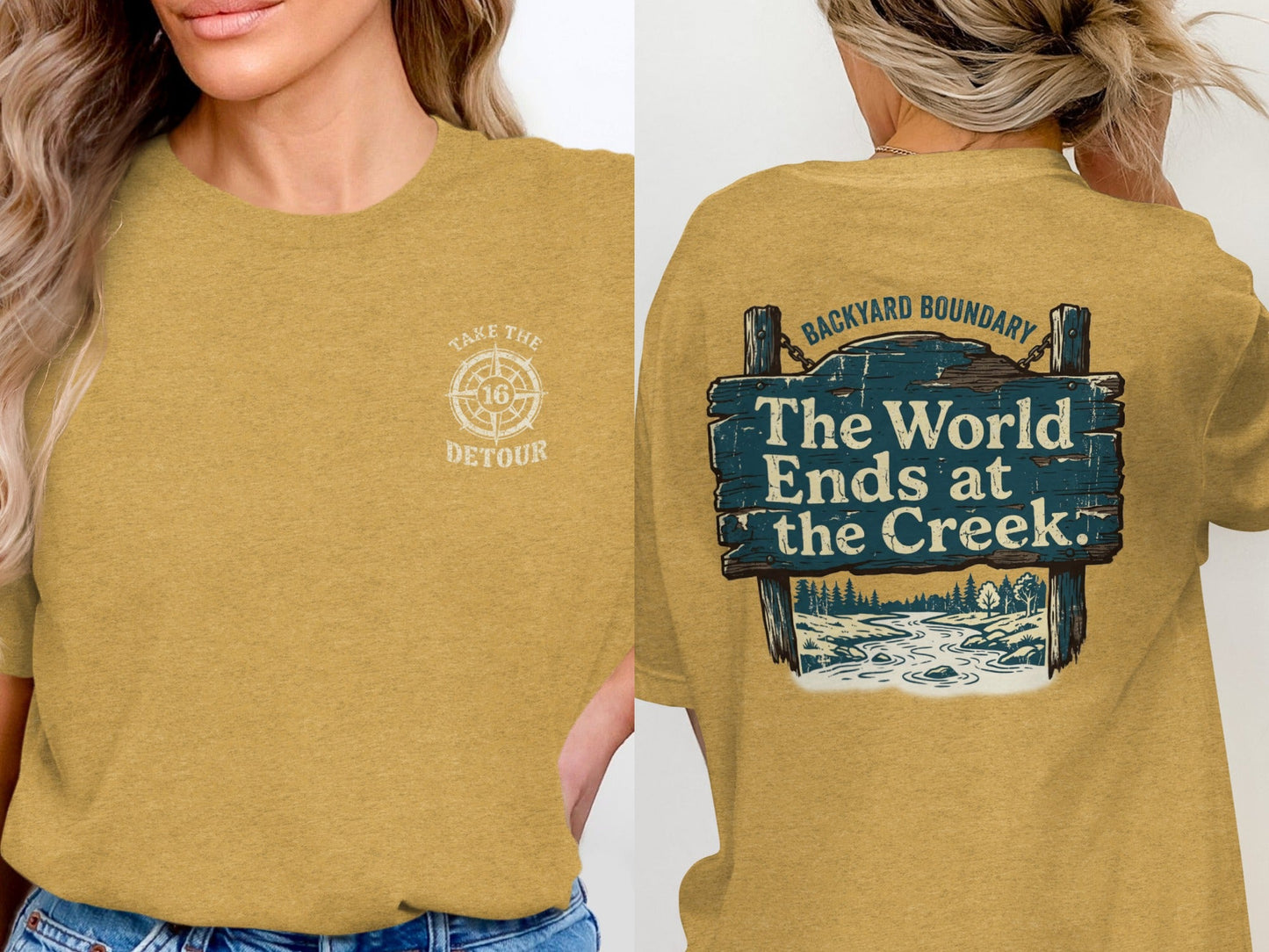 The Creek Boundary Rustic Horizon T-Shirt