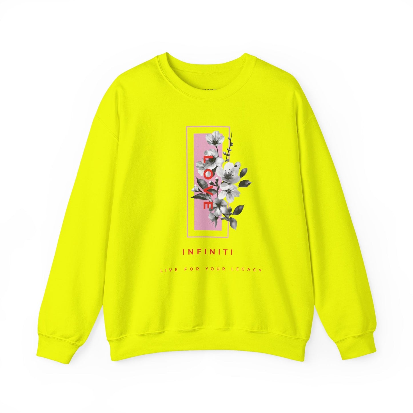 Bloom Bae Red/Pink Floral Love, Infiniti Sweater