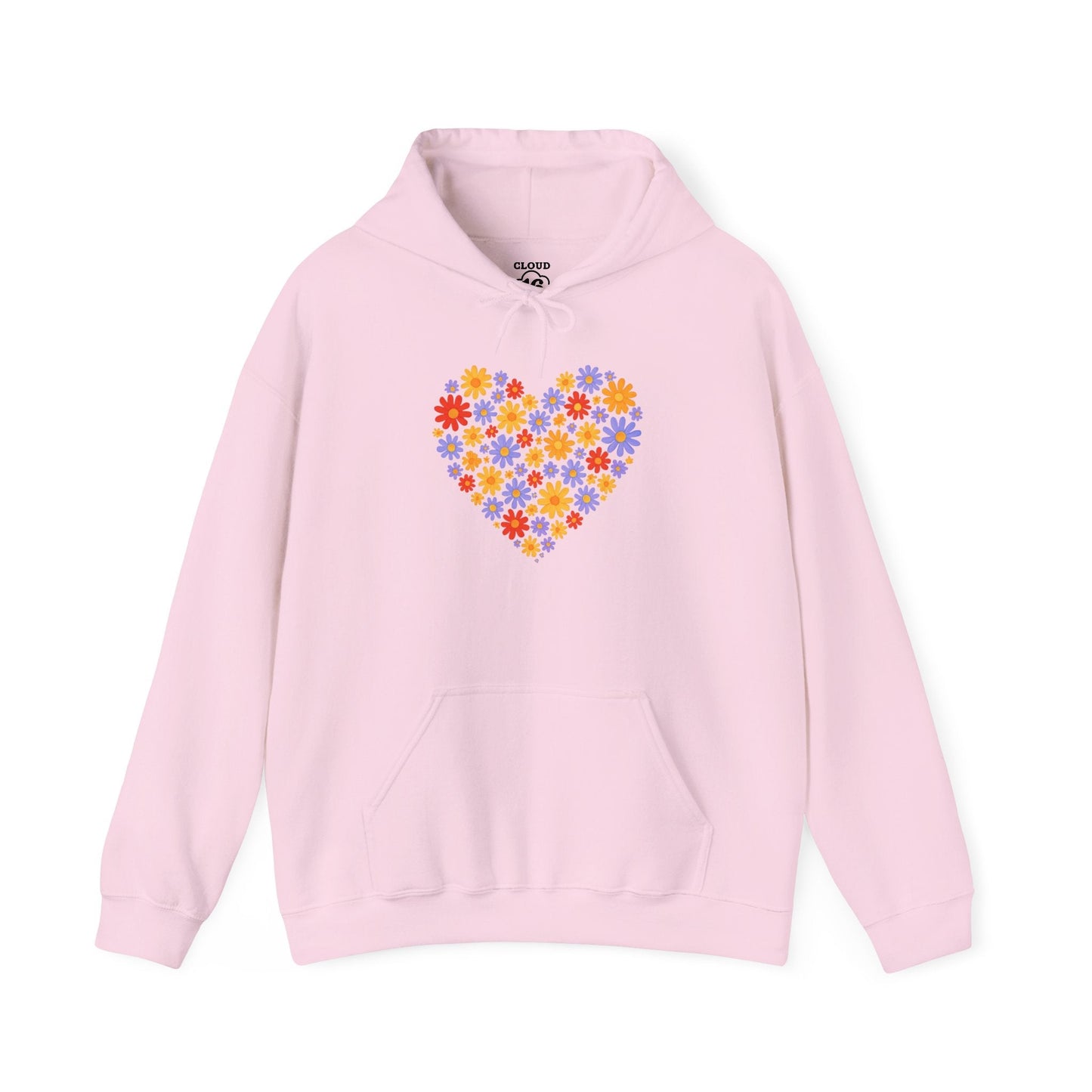 Floral Heart Hoodie - Female Cozy Hoodie - Perfect Gift for Any Occasion