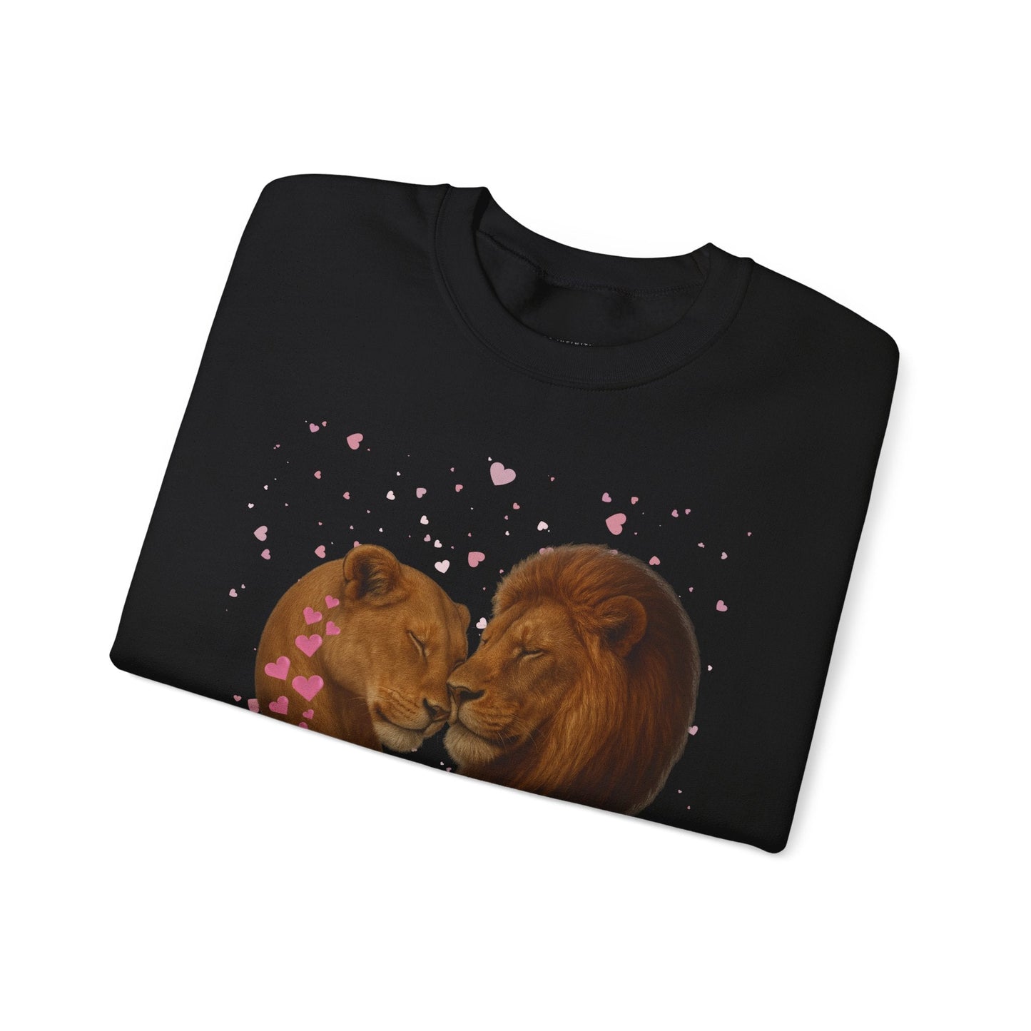 Lion Hearts - Love, Infiniti Unisex Crewneck Sweater