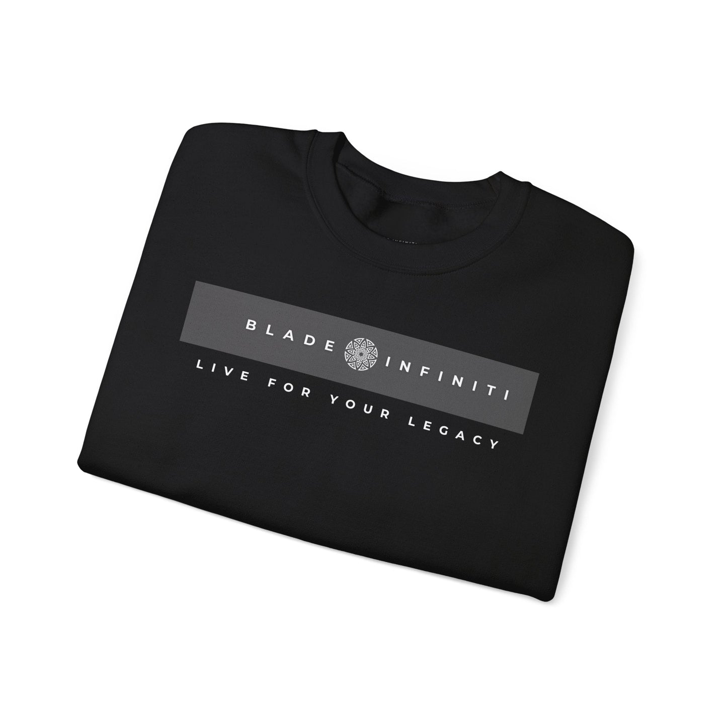 Ethereal Logo V4 Minimalistic Unisex Crewneck Sweater