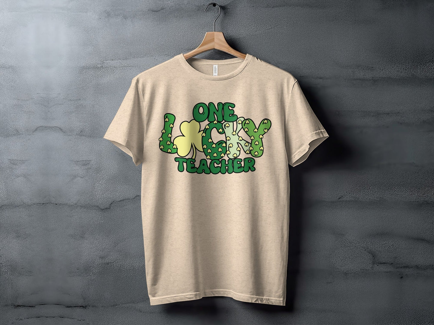 One Lucky Teacher Saint Patricks Day Cute Graphic T-Shirt