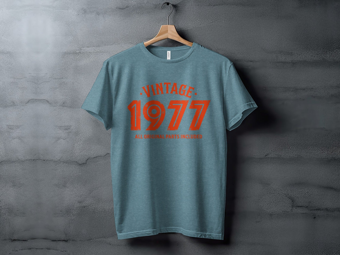 Vintage 1977 All Original Parts Included Design T-Shirt