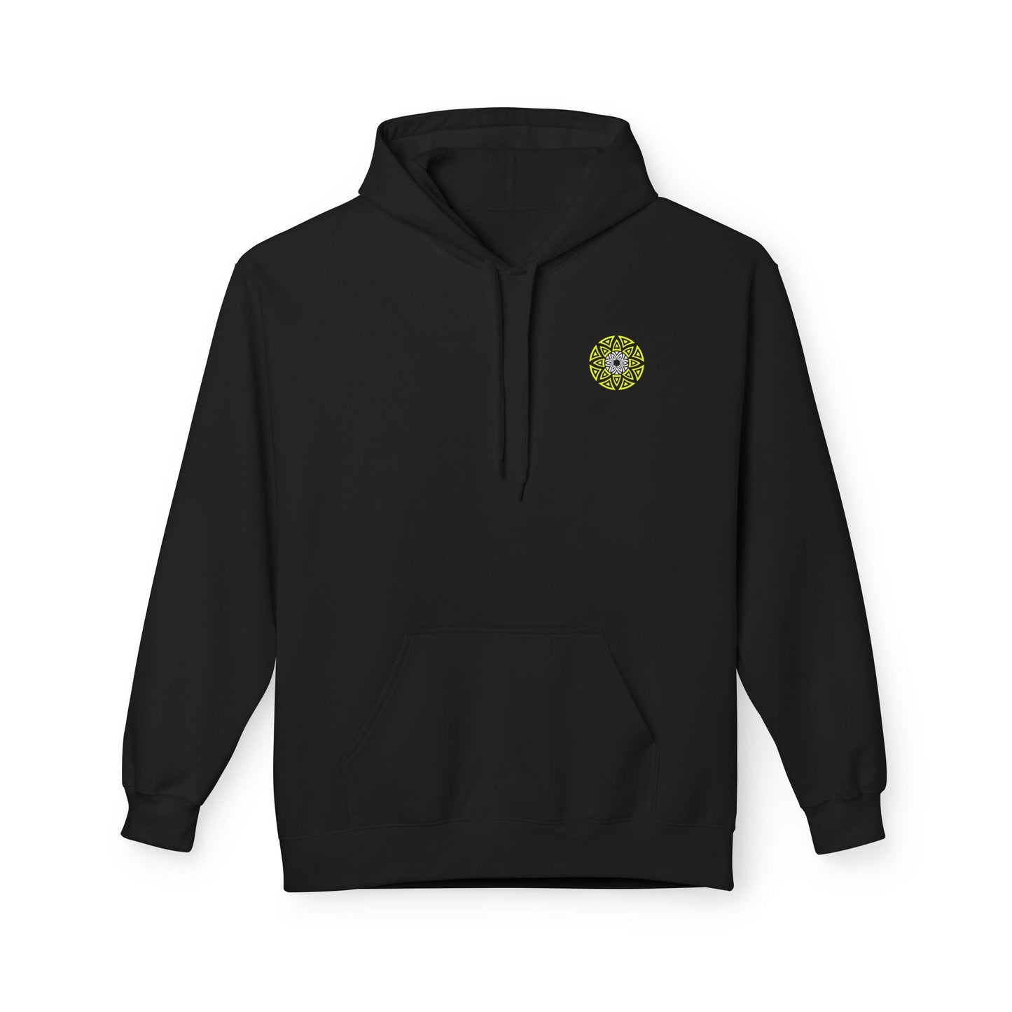 Geometric King White TX Lion Hoodie