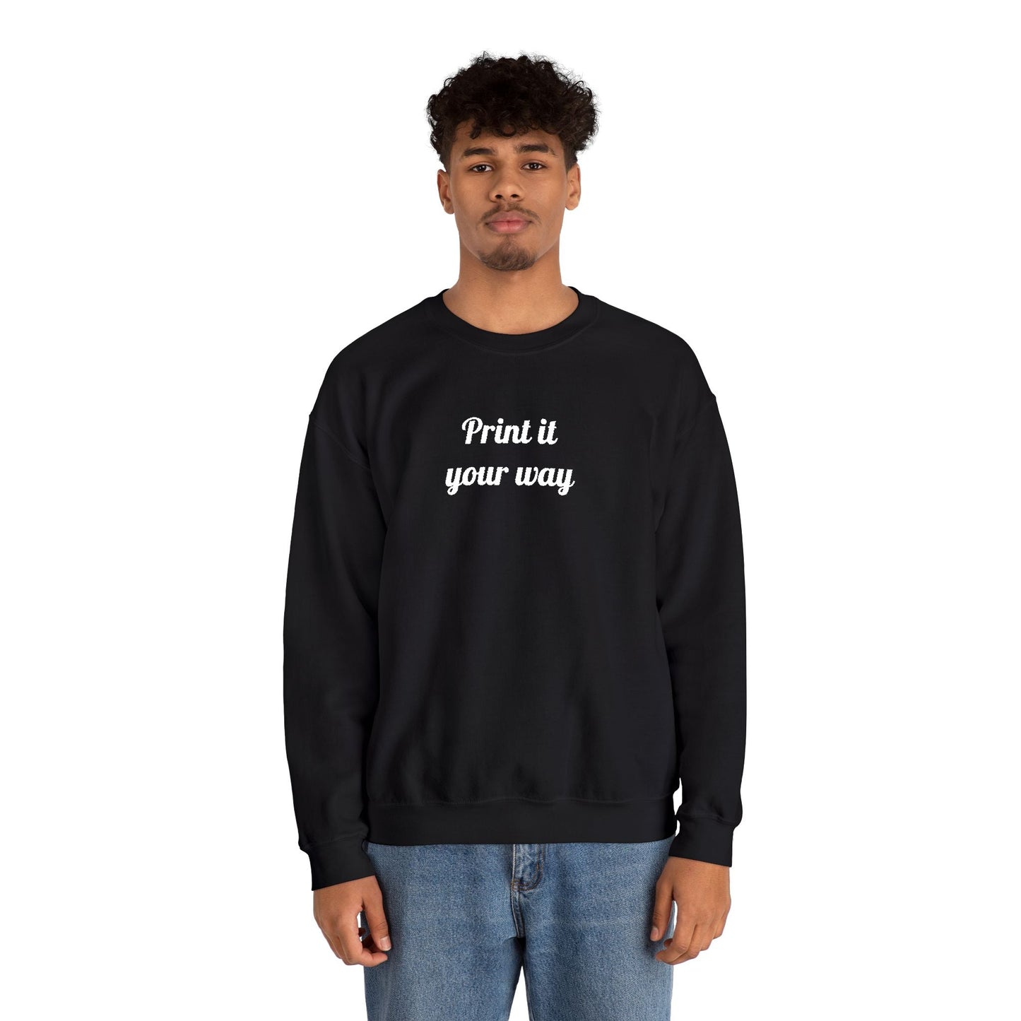 Embroidery Personalization - Unisex Crewneck Sweater (Make It Yours)