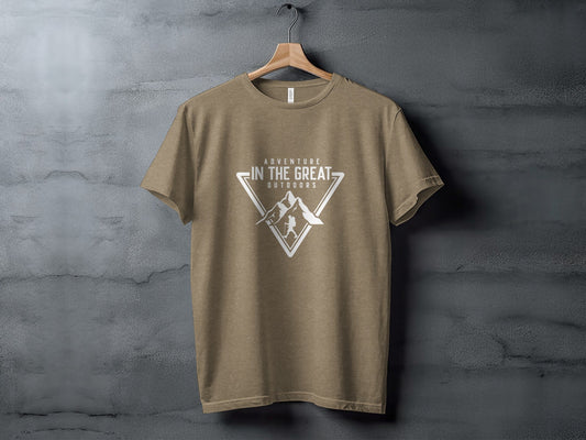 Adventure In The Great Outdoors Mountains T-Shirt