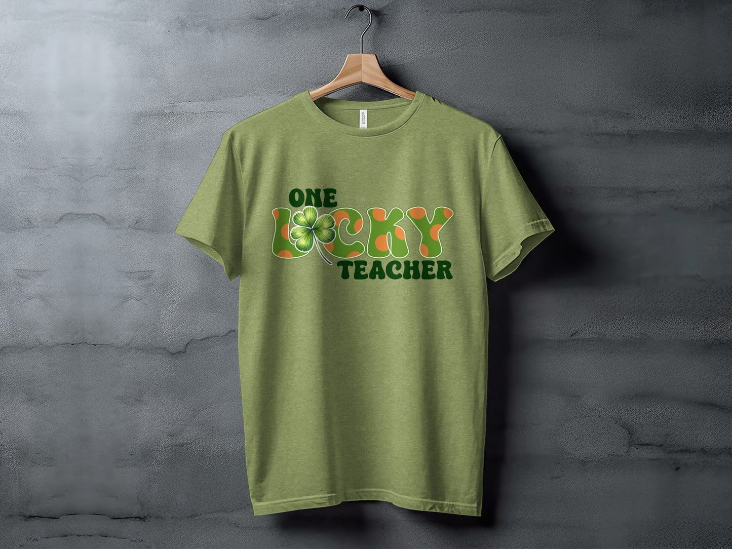 One Lucky Teacher T-Shirts, St Patricks Day Teacher Shirts, Shamrock T-Shirts, Teacher Gifts, Teacher Appreciate T-Shirts, Gifts for Teacher