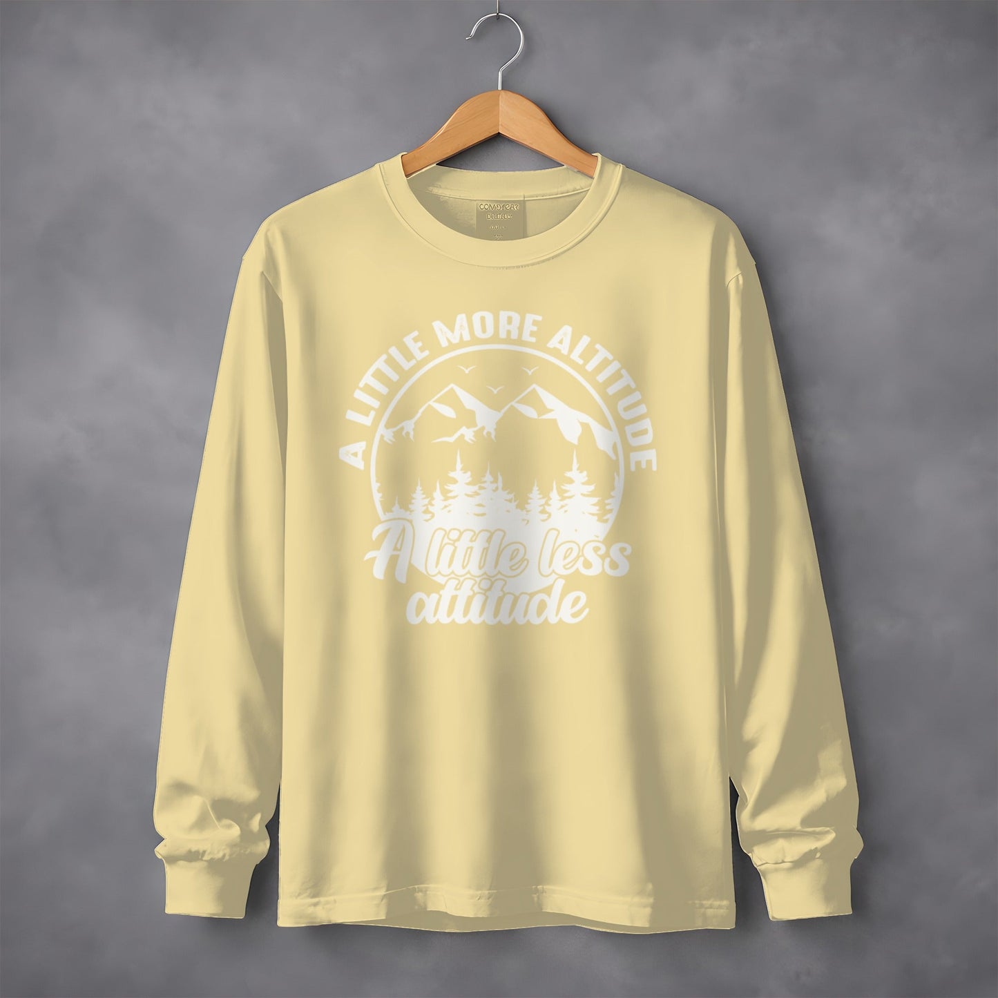 A Little More Altitude A Little Less Attitude Long Sleeve T-Shirt
