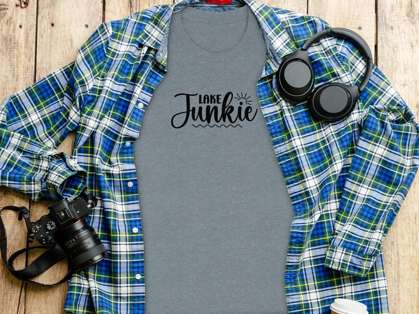 Lake Junkie Graphic for Lovers of Water Activities T-Shirt