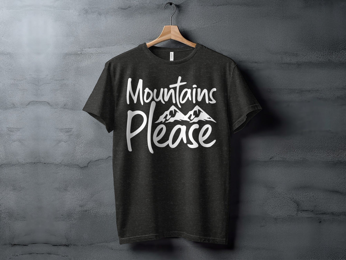 Mountains Please Design Stylish Nature Lover T-Shirt
