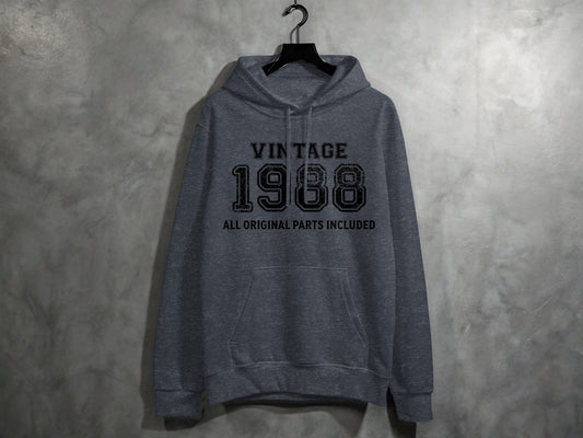 Vintage 1988 All Original Parts Included Design Hoodie