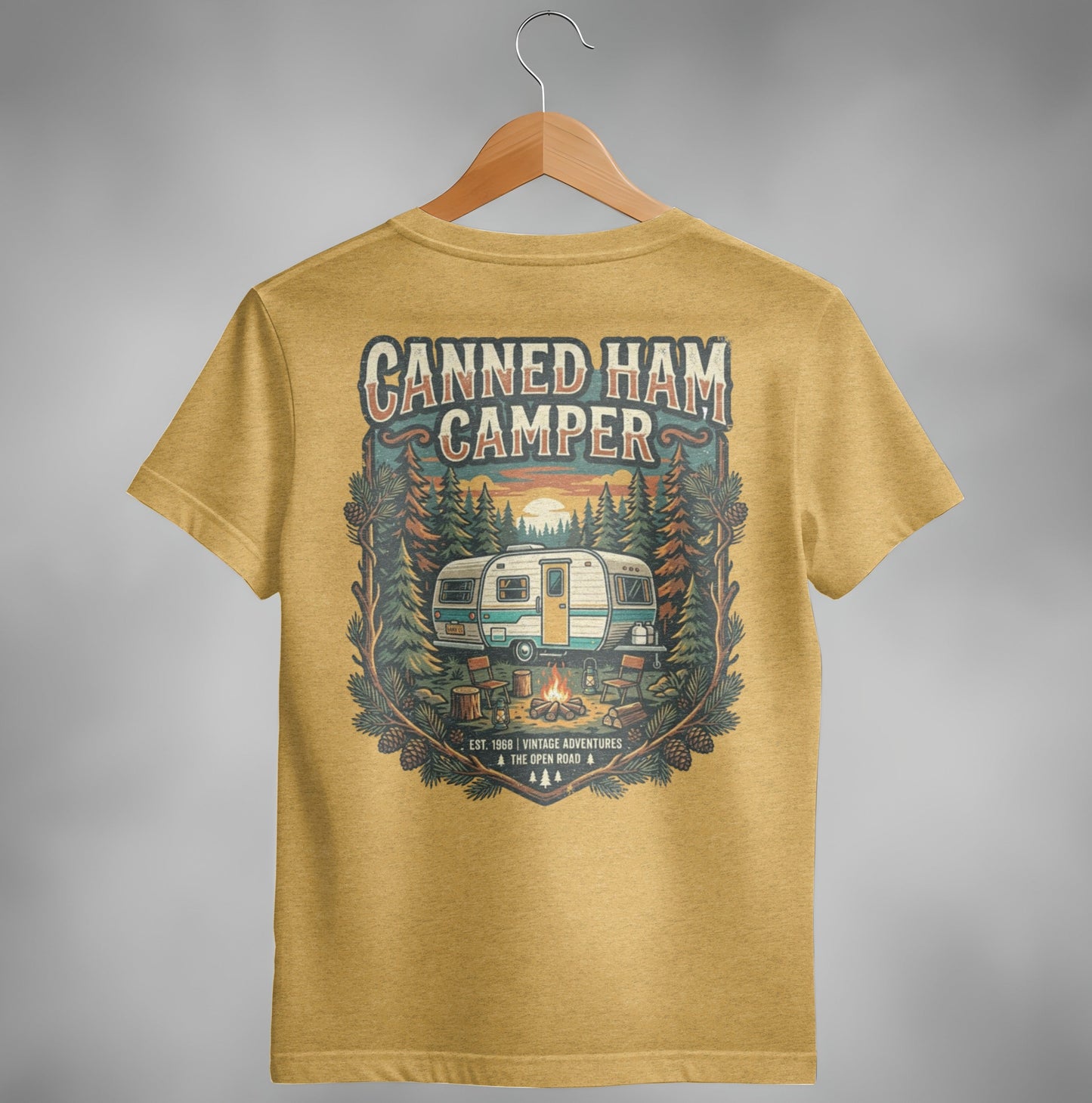 Vintage Canned Ham Camper Graphic Tee