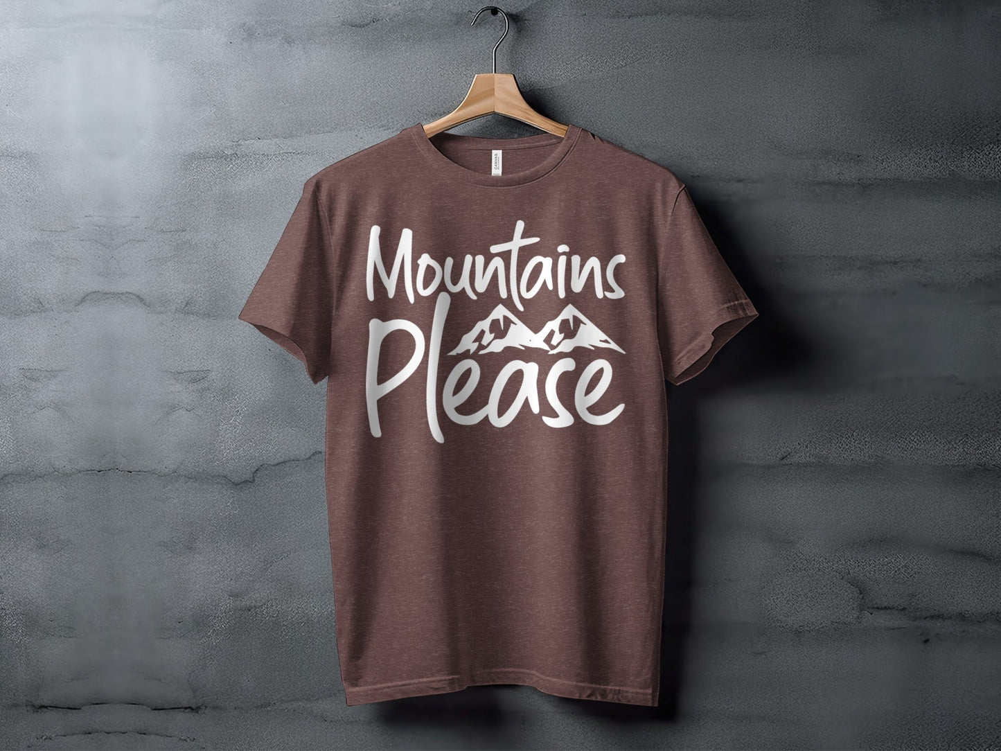 Mountains Please Design Stylish Nature Lover T-Shirt