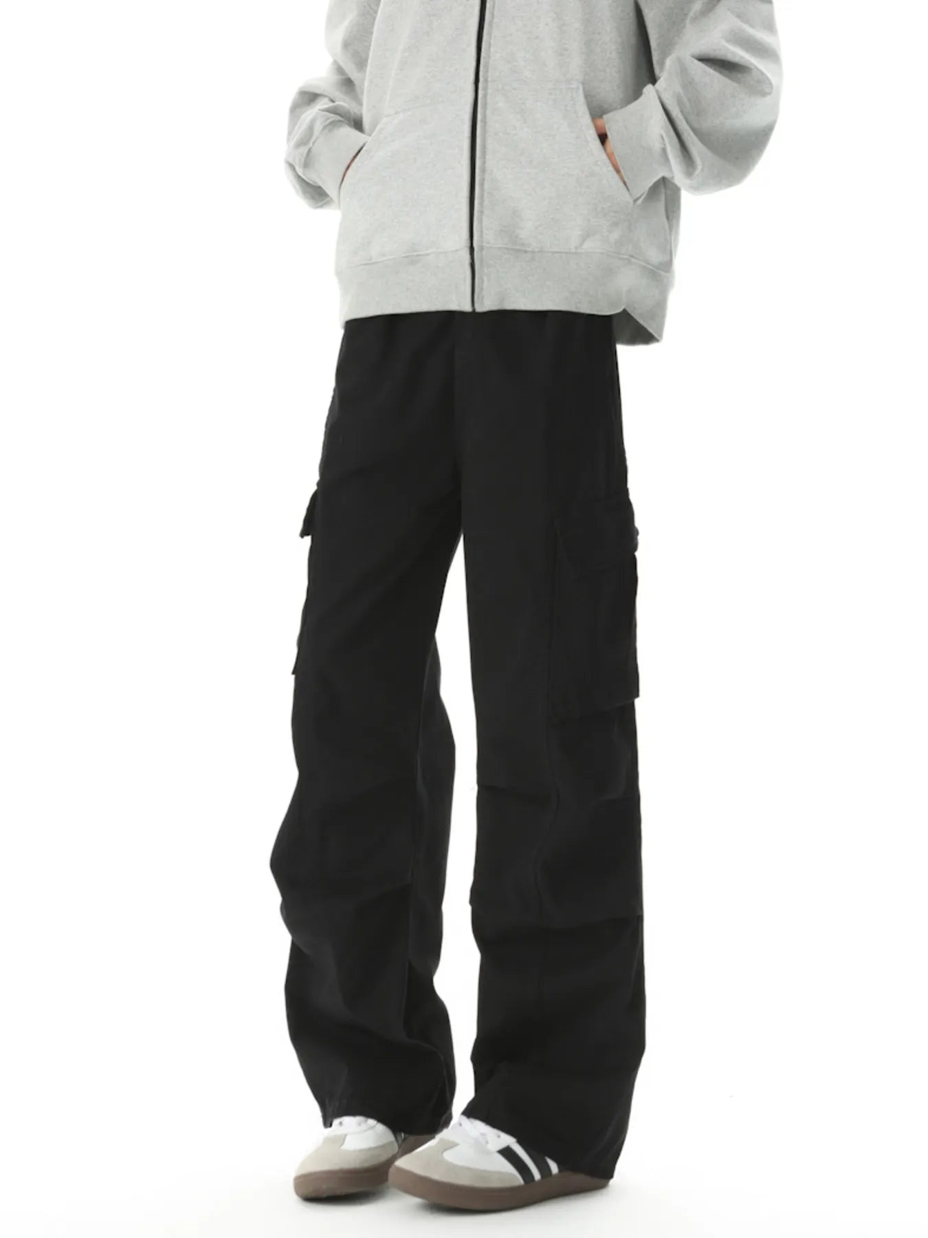 Men's Loose Fit Cargo Pants with Pockets