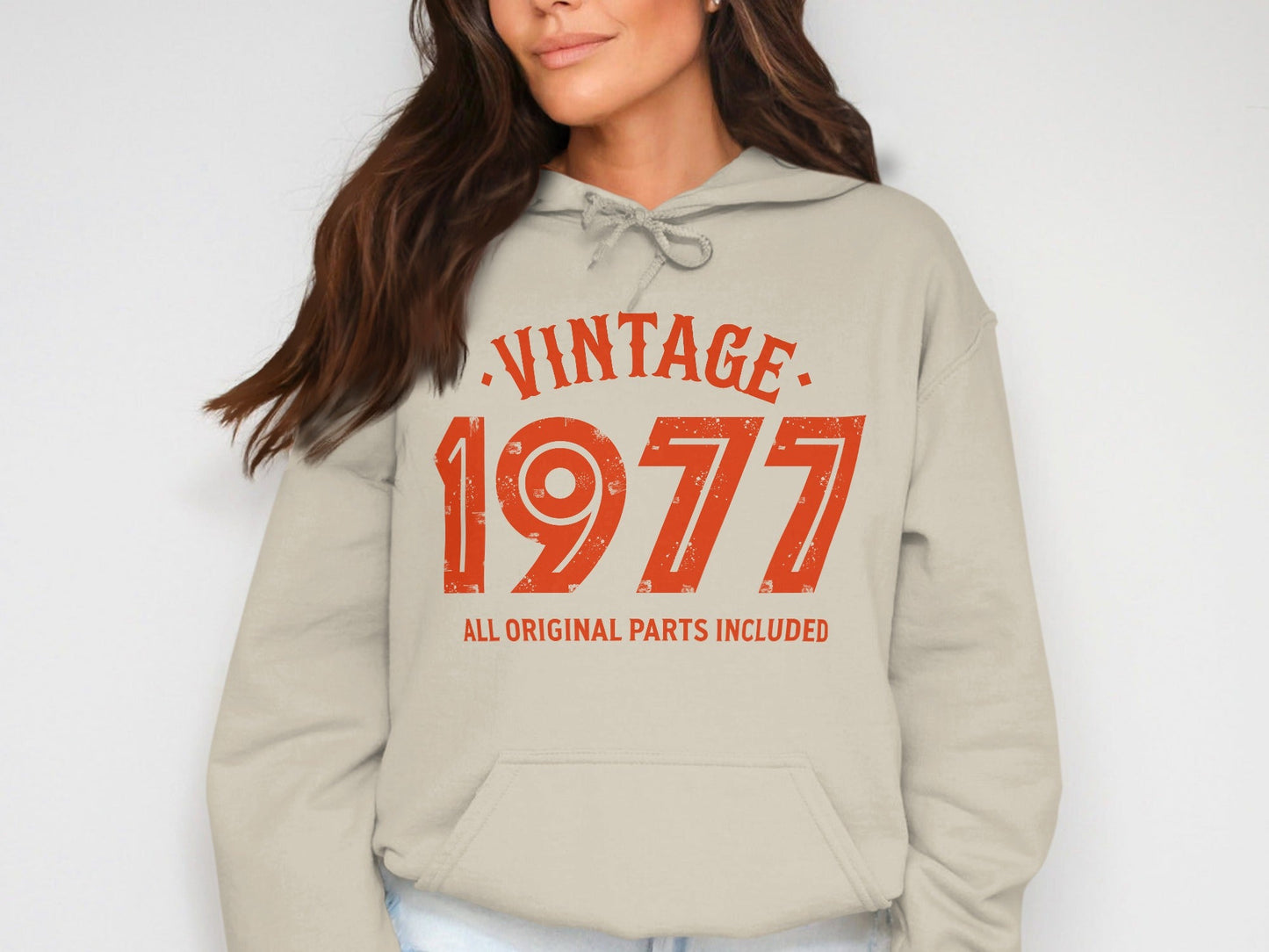 Vintage 1977 All Original Parts Included Design Hoodie