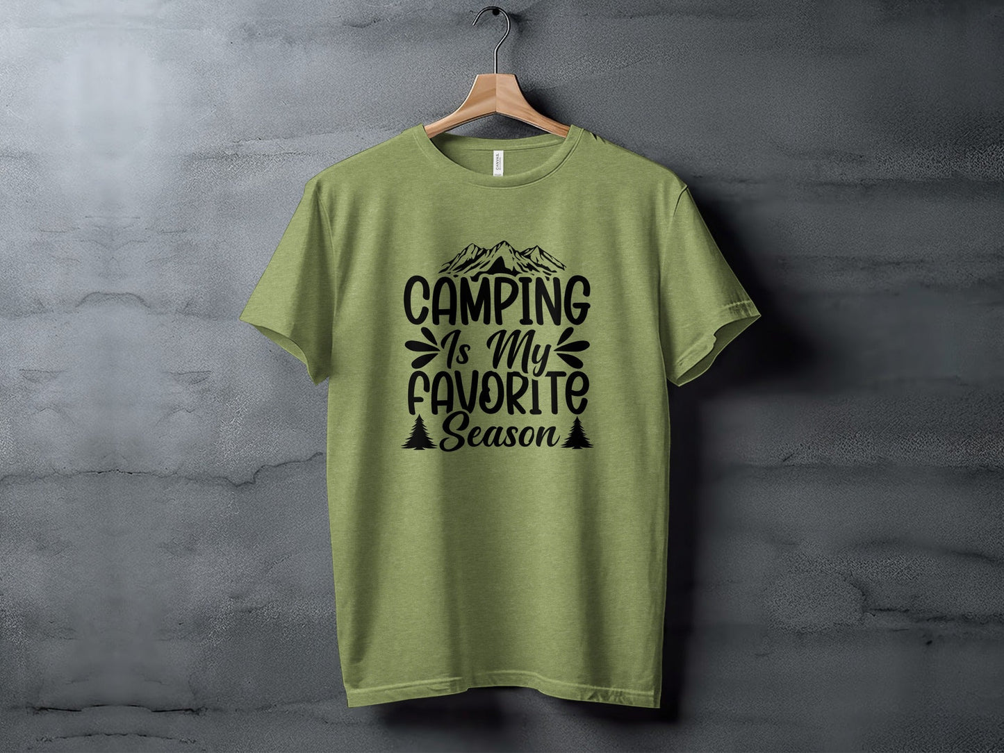 Camping Is My Favorite Season Graphic Outdoor Adventure T-Shirt