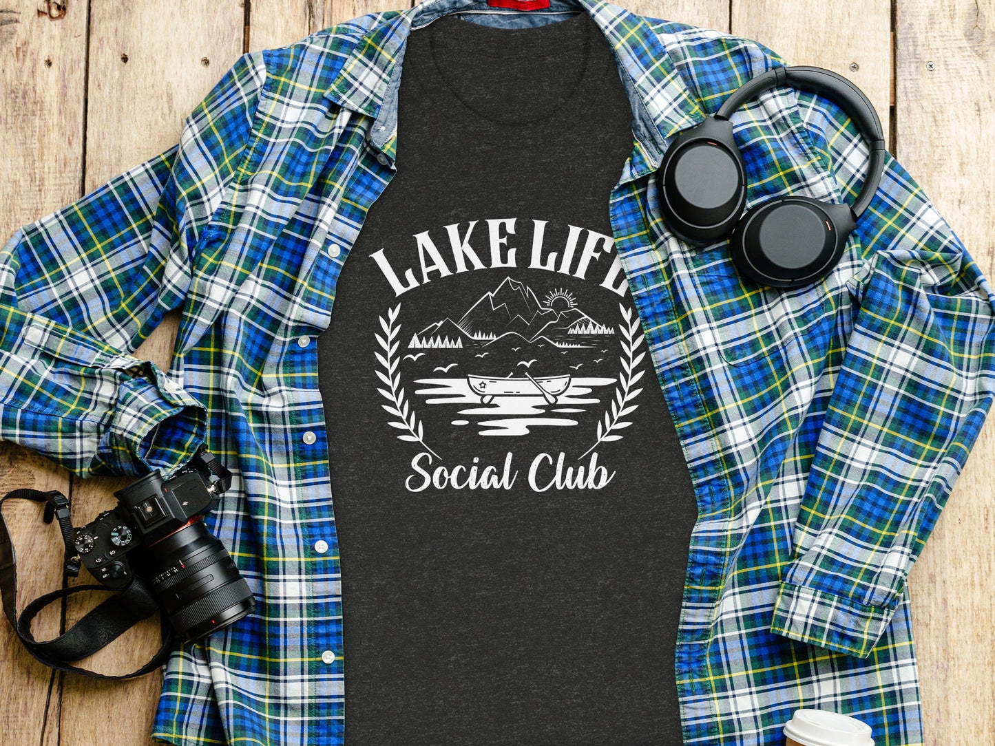 Lake Life Social Club Boating Outdoor Activity T-Shirt