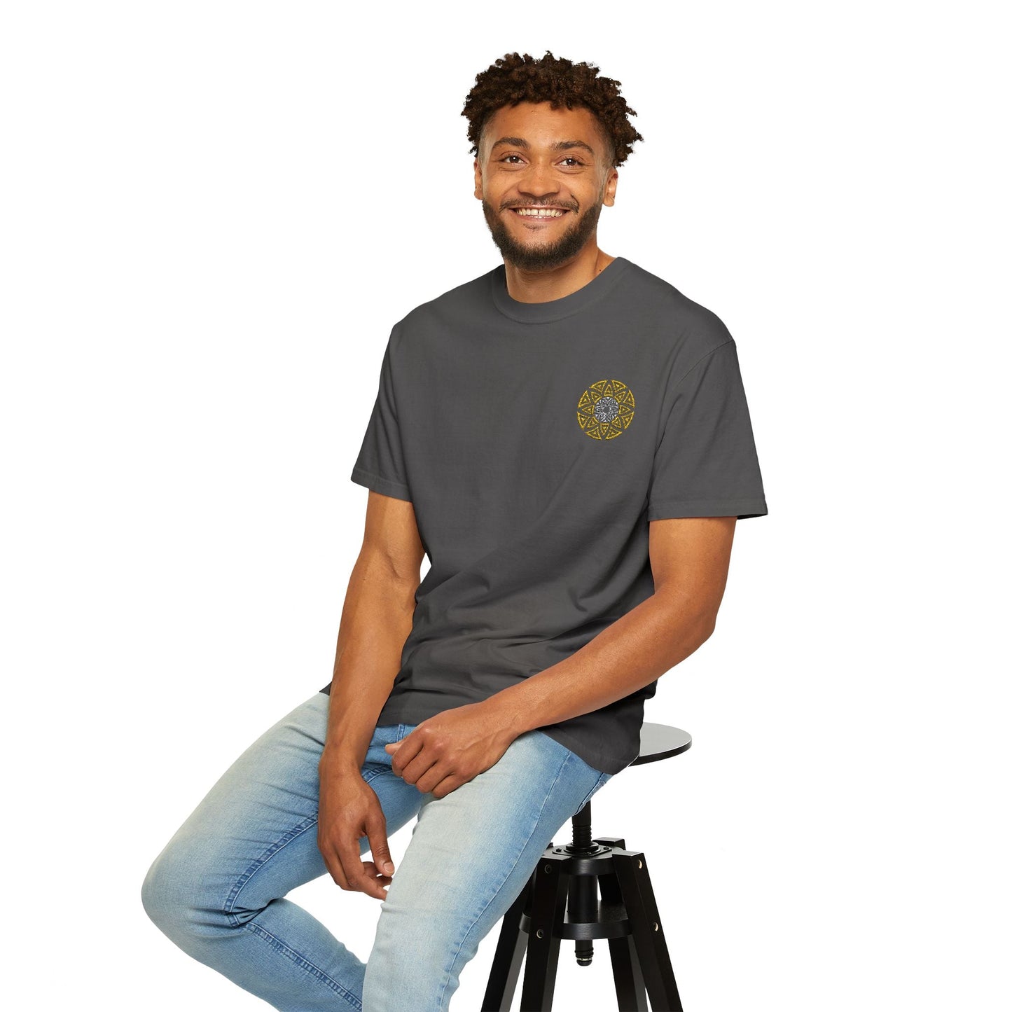 Ethereal Azteca Embroidered Logo T-Shirt