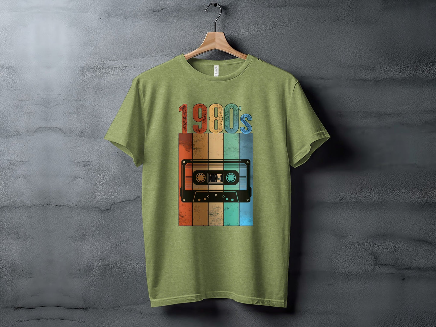 Vintage 1980s Retro Cassette Tape Cool Design T-Shirt
