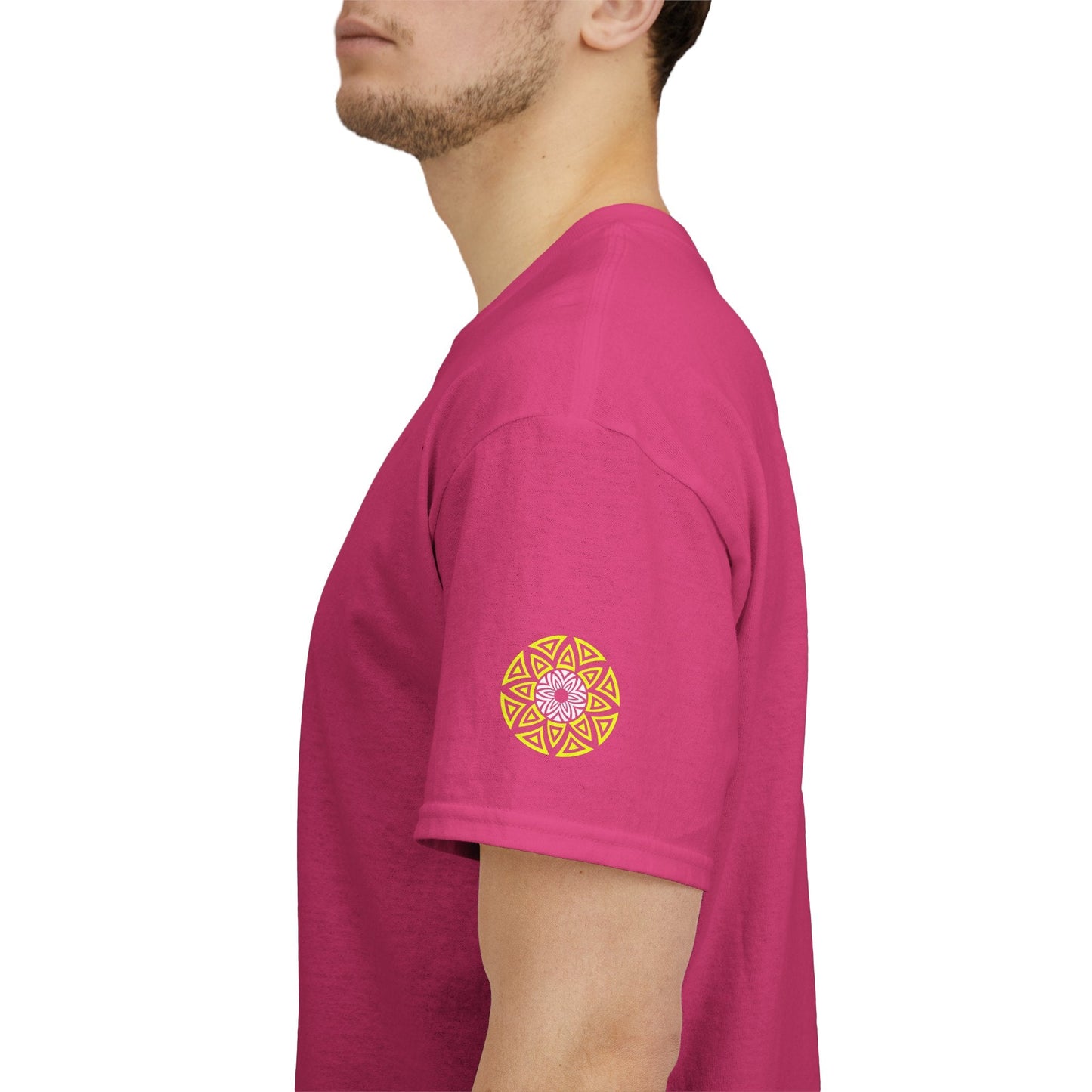 Geometric Odyssey Neon Green TX T-Shirt