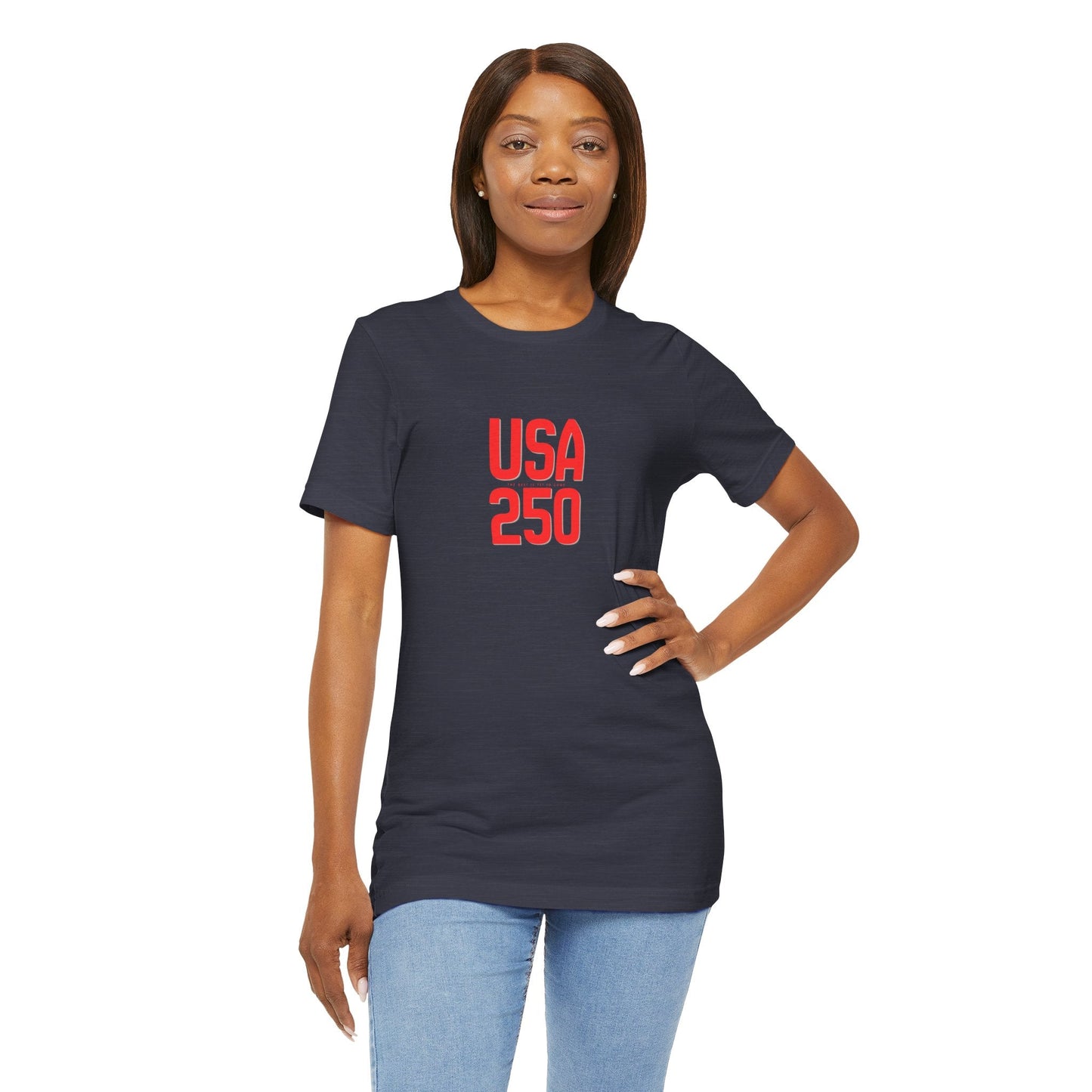 USA 250 T‑Shirt — Minimal Independence Day Patriotic Tee