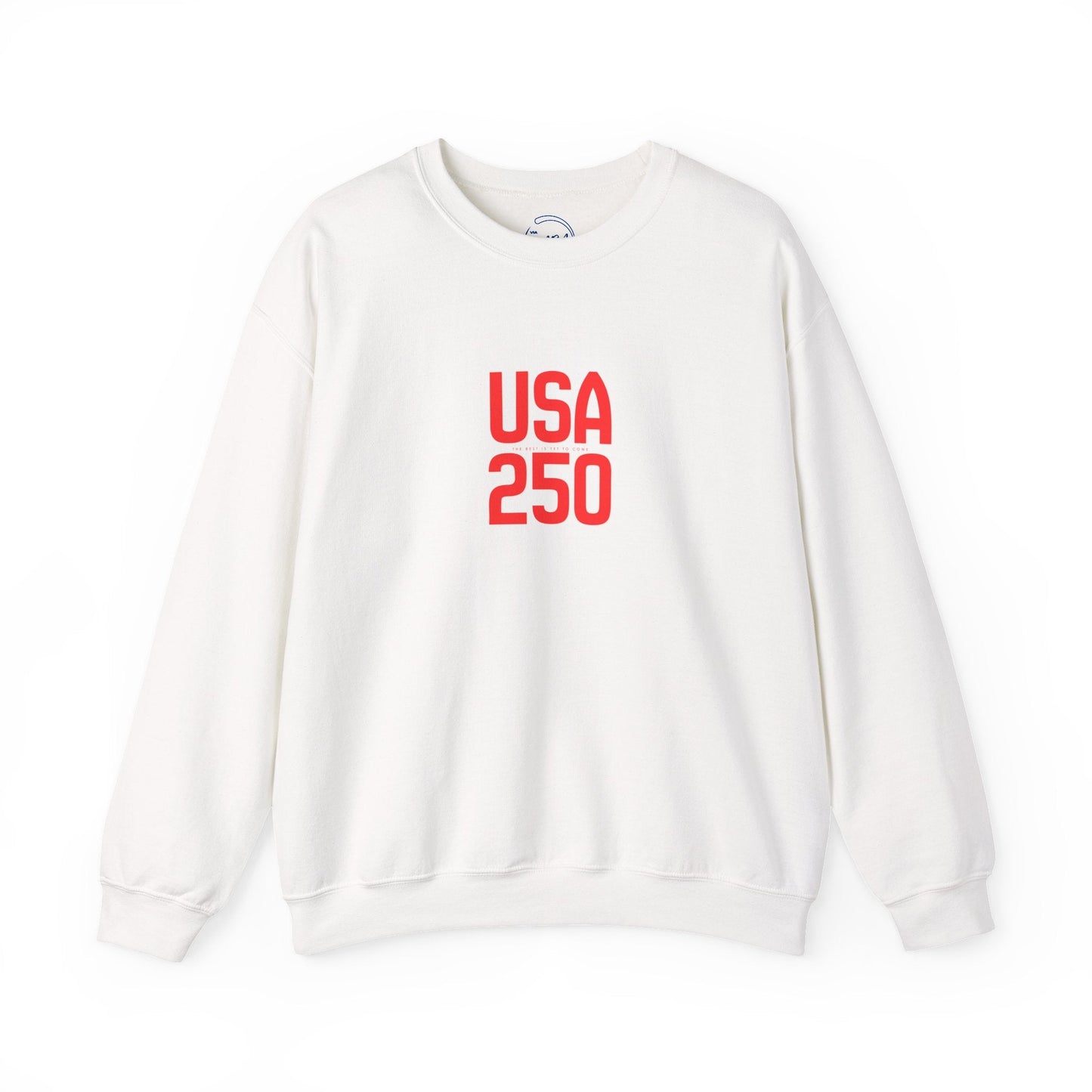 USA 250 Crewneck Sweatshirt — Patriotic 250th Anniversary Pullover