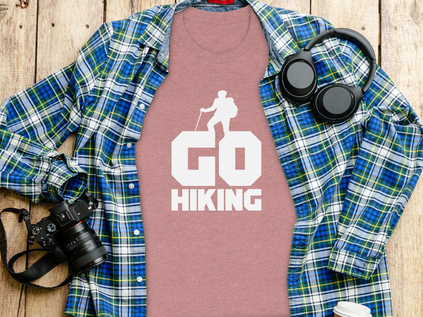 Go Hiking Motivation For Adventurous Hikers T-Shirt