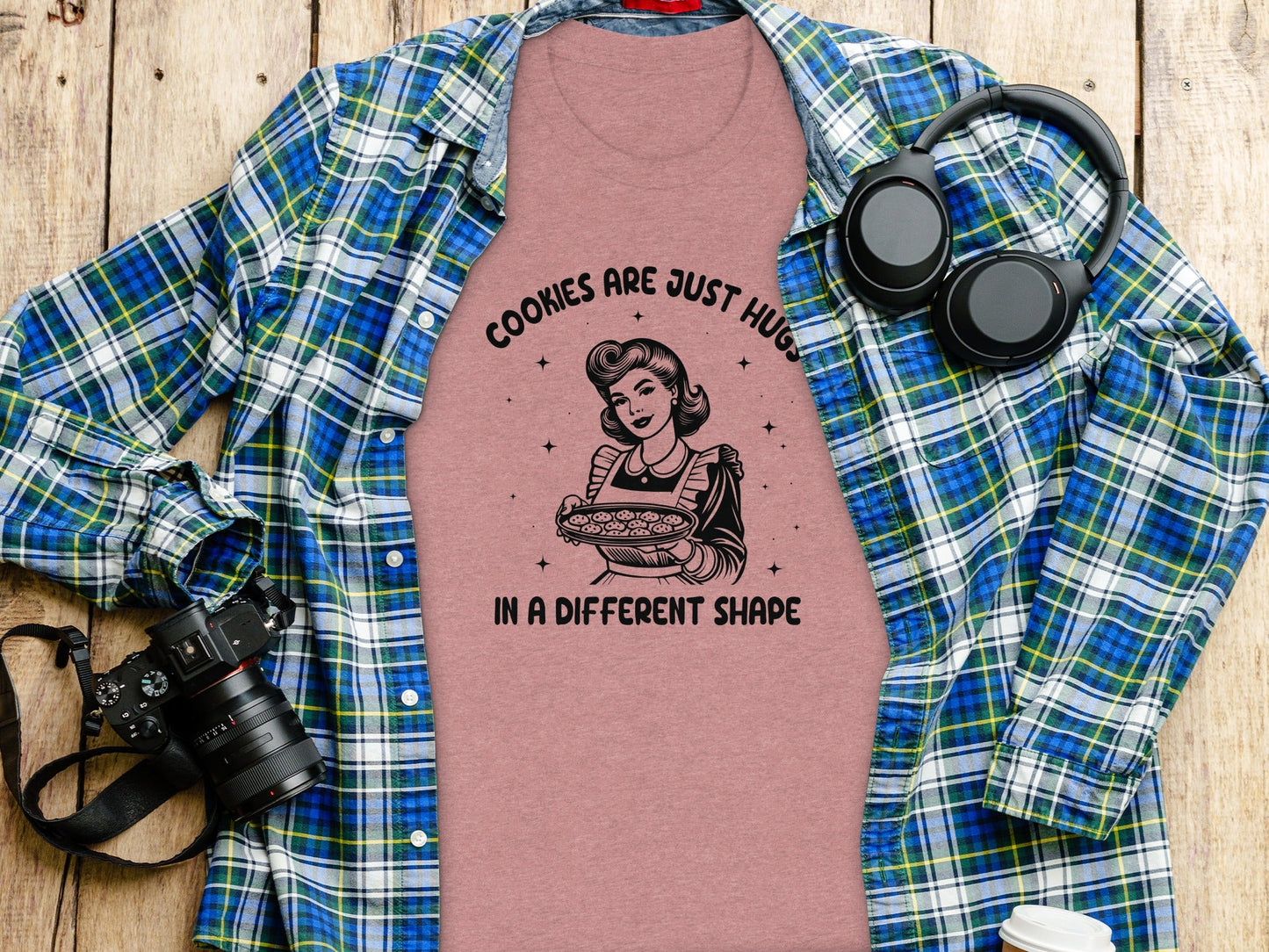 Cookies Are Just Hugs In A Different Shape Graphic T-Shirt