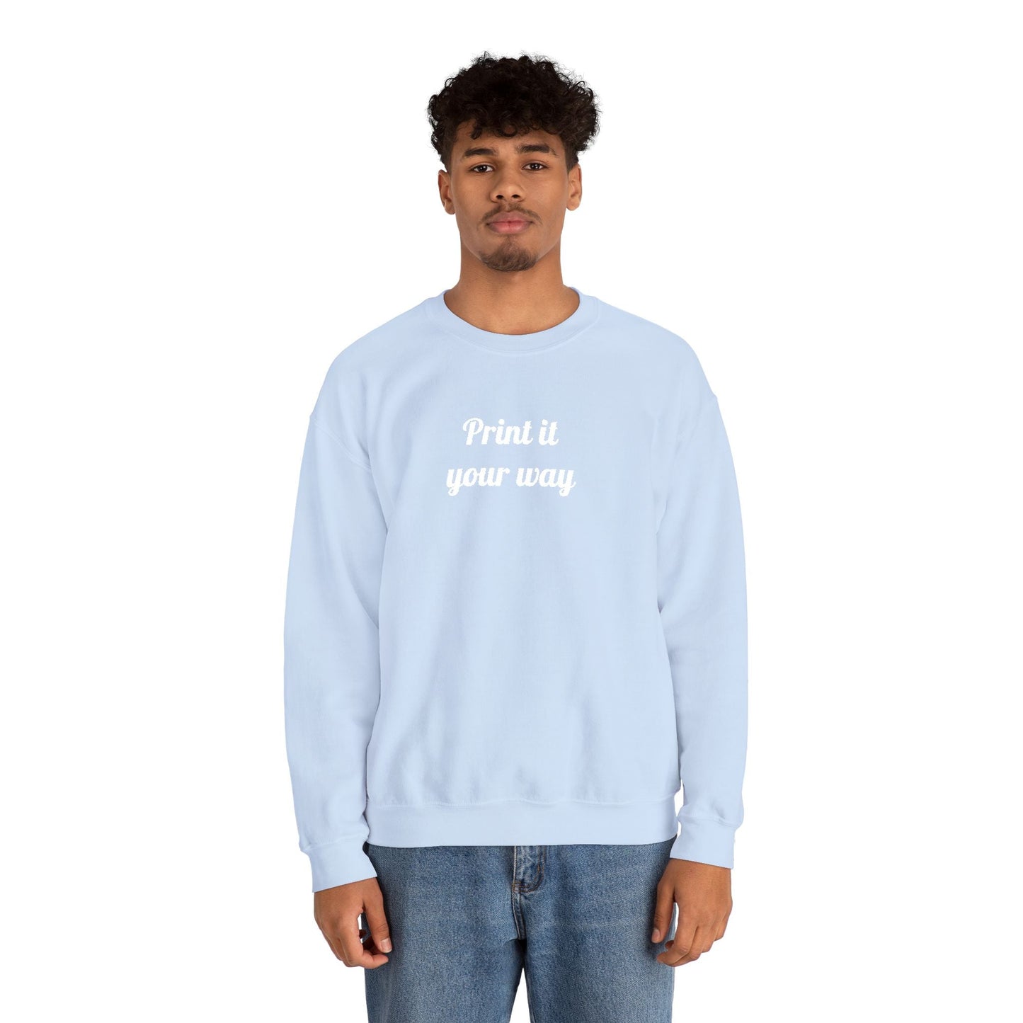 Embroidery Personalization - Unisex Crewneck Sweater (Make It Yours)