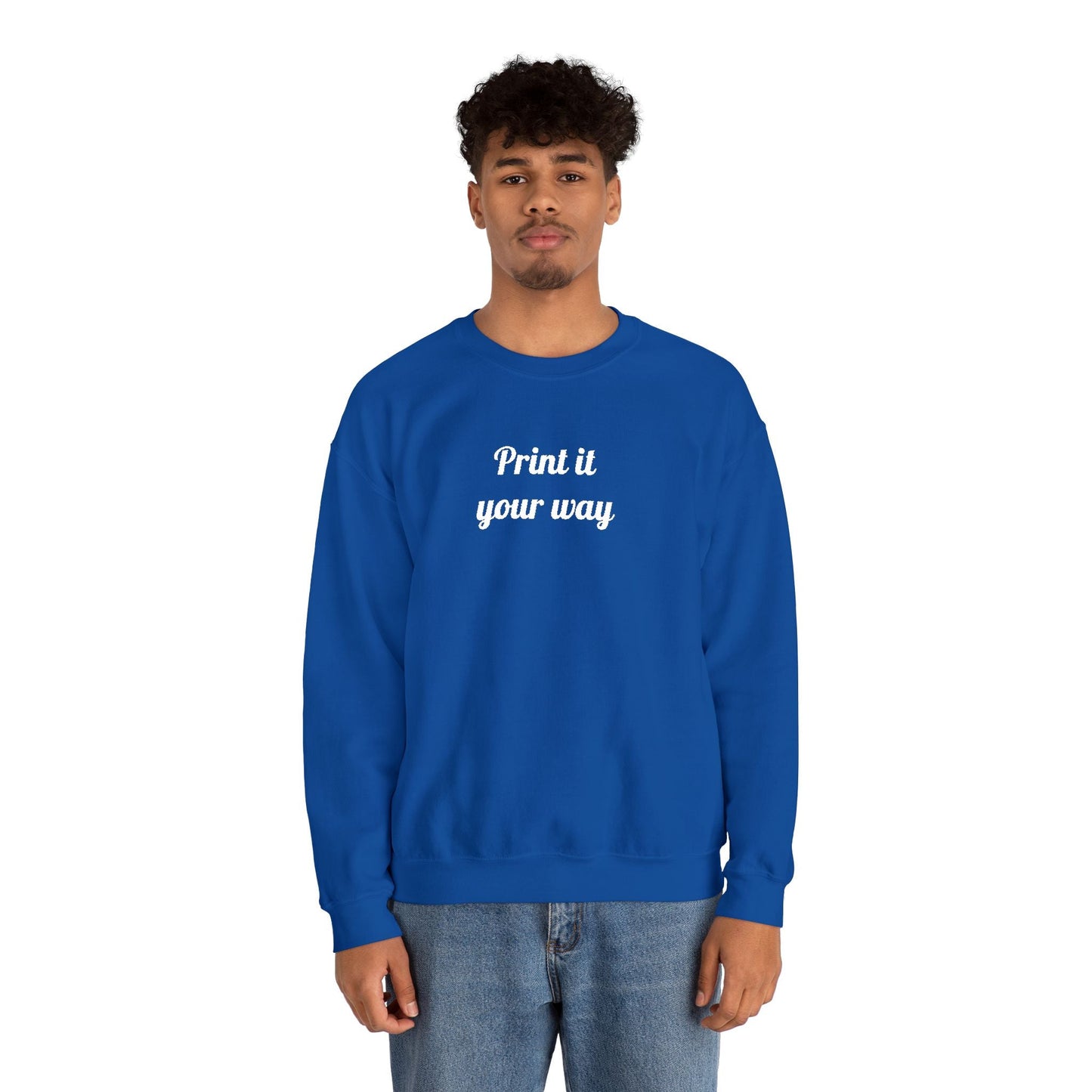 Embroidery Personalization - Unisex Crewneck Sweater (Make It Yours)