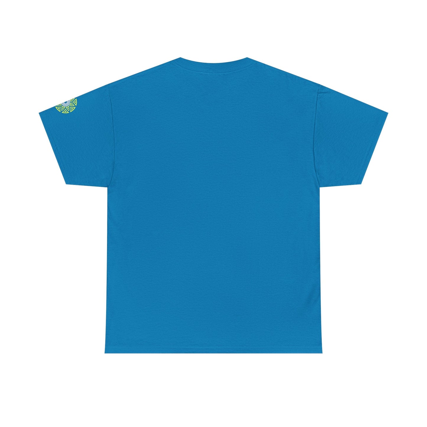 Geometric King Lion Neon Green TX T-Shirt
