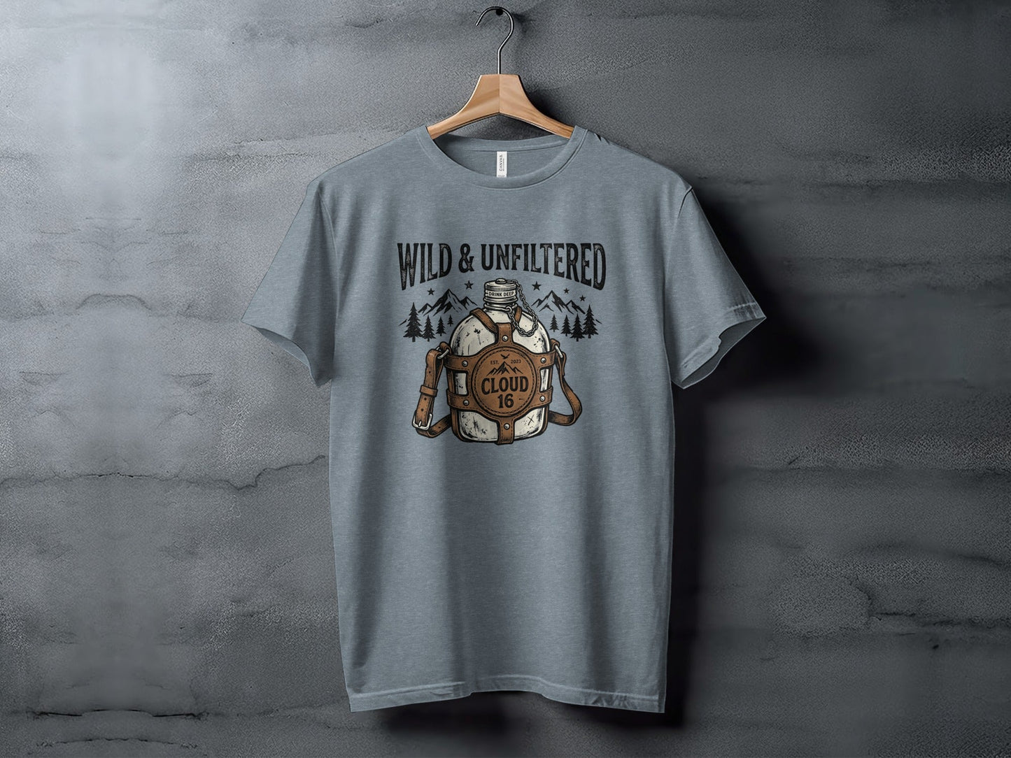 Rugged Wild & Unfiltered Spirit Wilderness Shirt