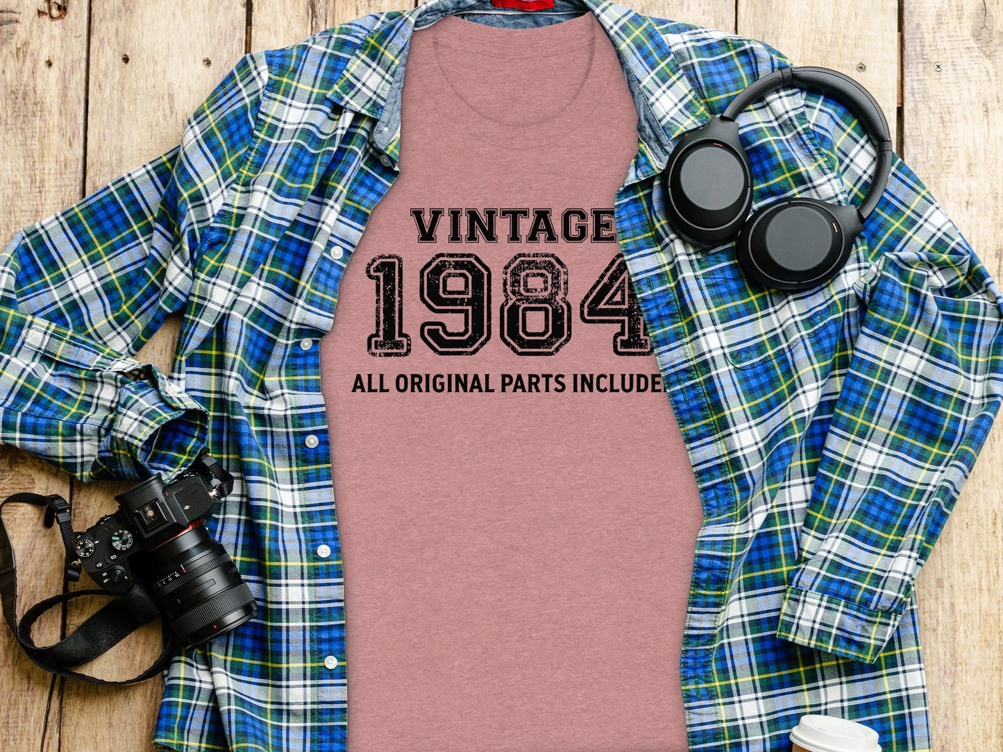 Vintage 1984 All Original Parts Included Birthday T-Shirt