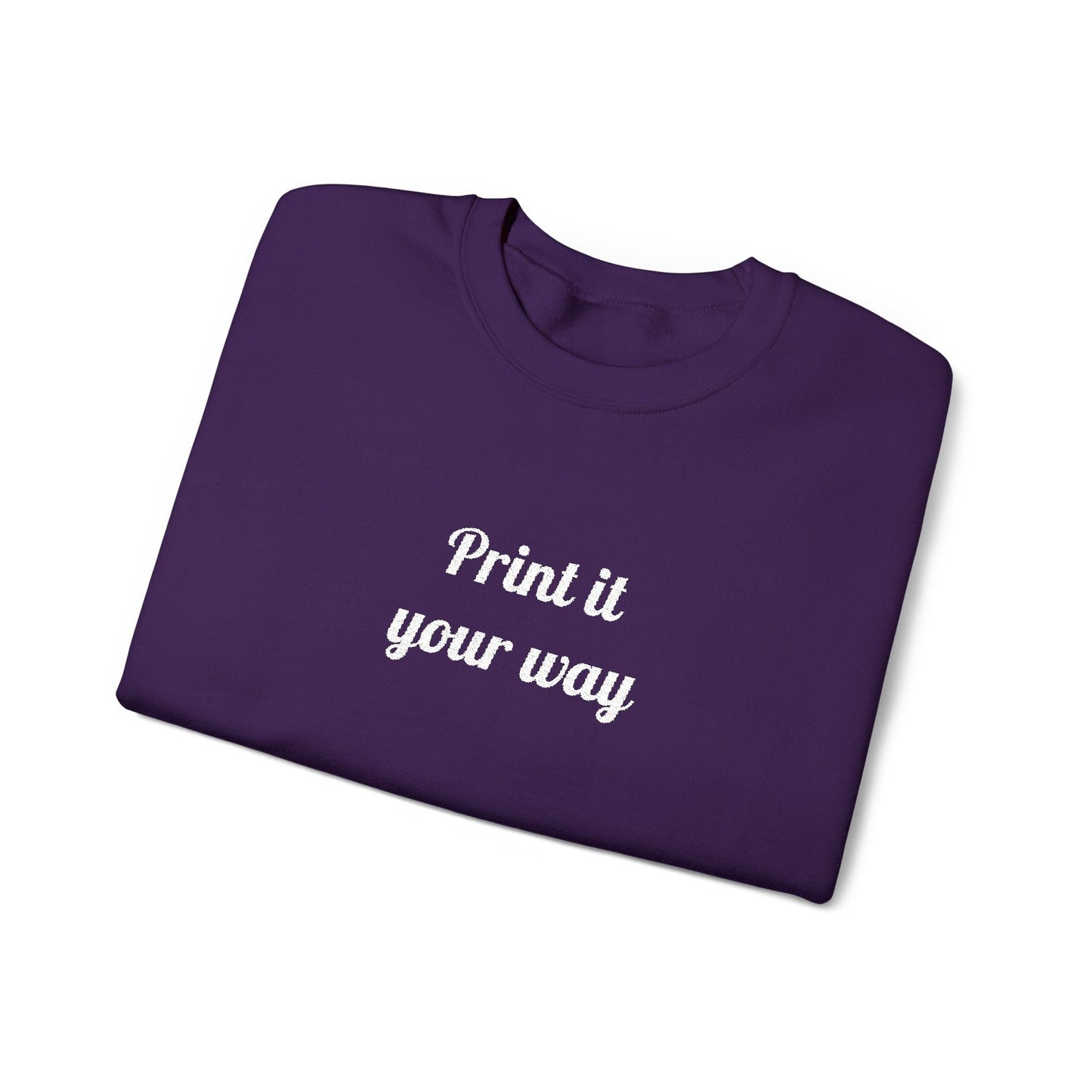 Embroidery Personalization - Unisex Crewneck Sweater (Make It Yours)