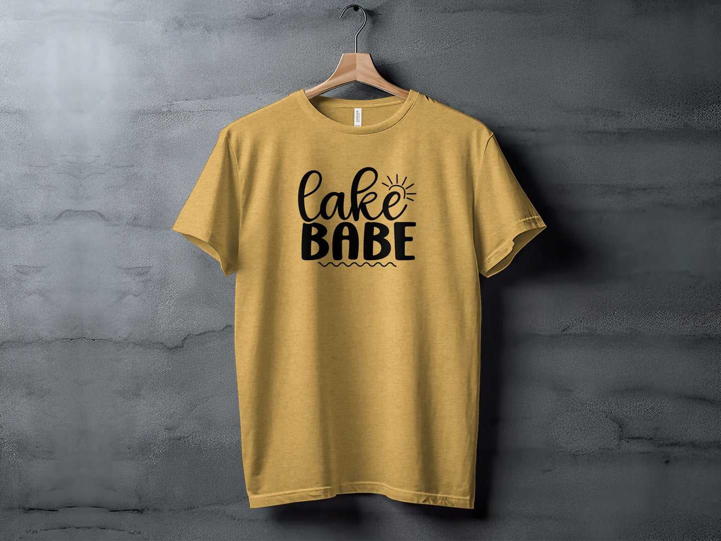 Lake Babe with Sun Design Fun Summer Vacation T-Shirt