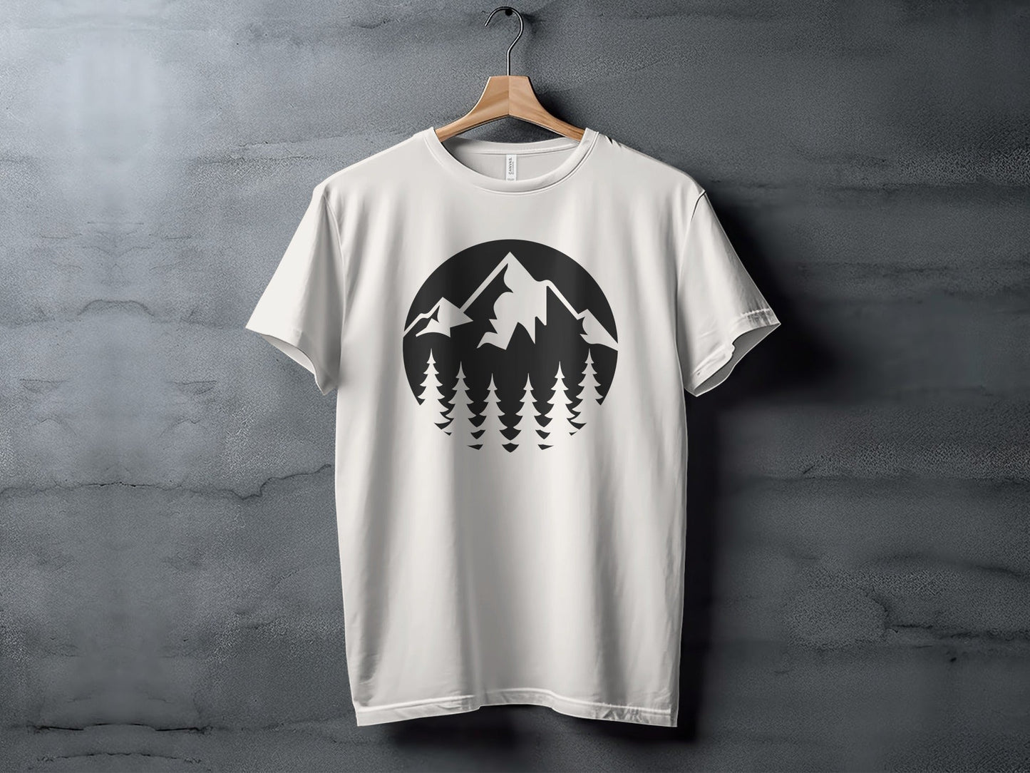 Nature Landscape Adventure Outdoor Graphic Design T-Shirt