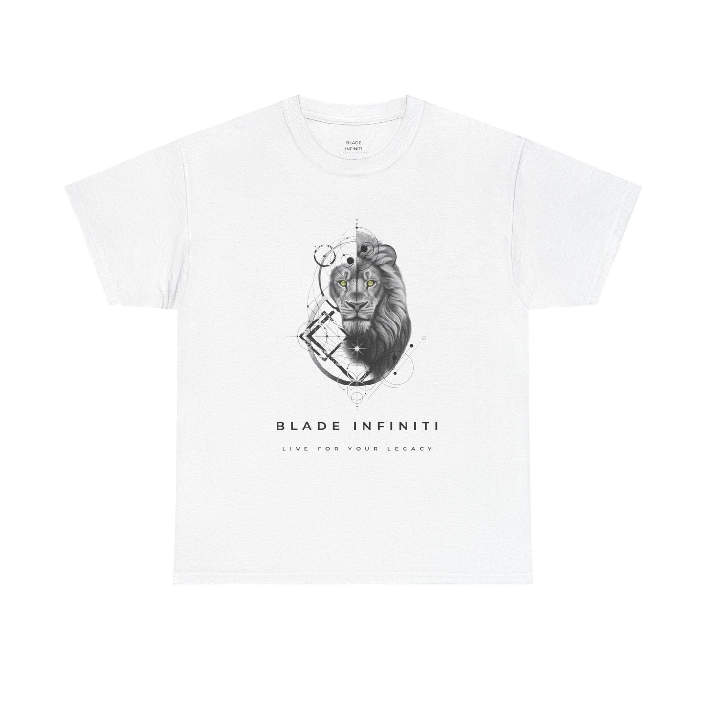 Geometric King Black Version 4 TX Lion T-Shirt