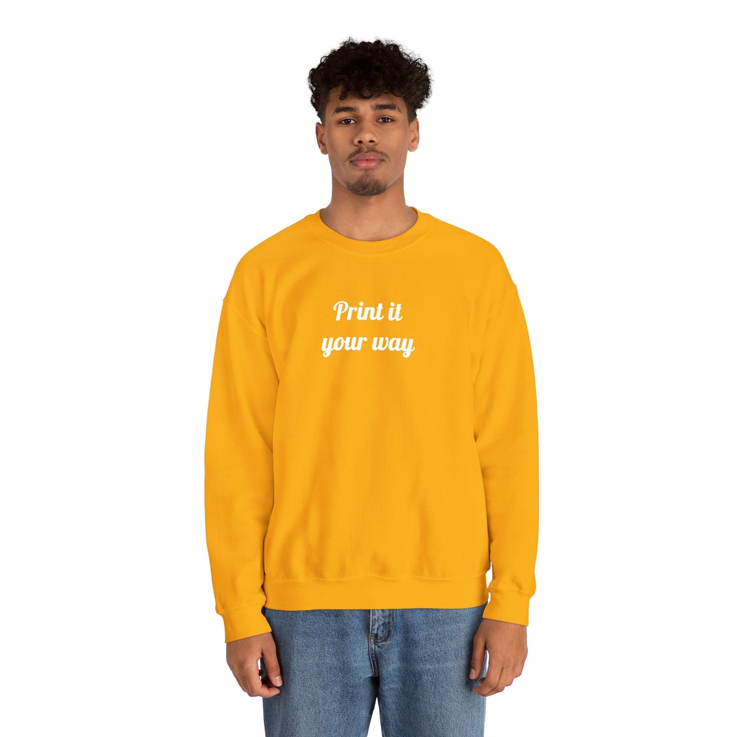 Embroidery Personalization - Unisex Crewneck Sweater (Make It Yours)