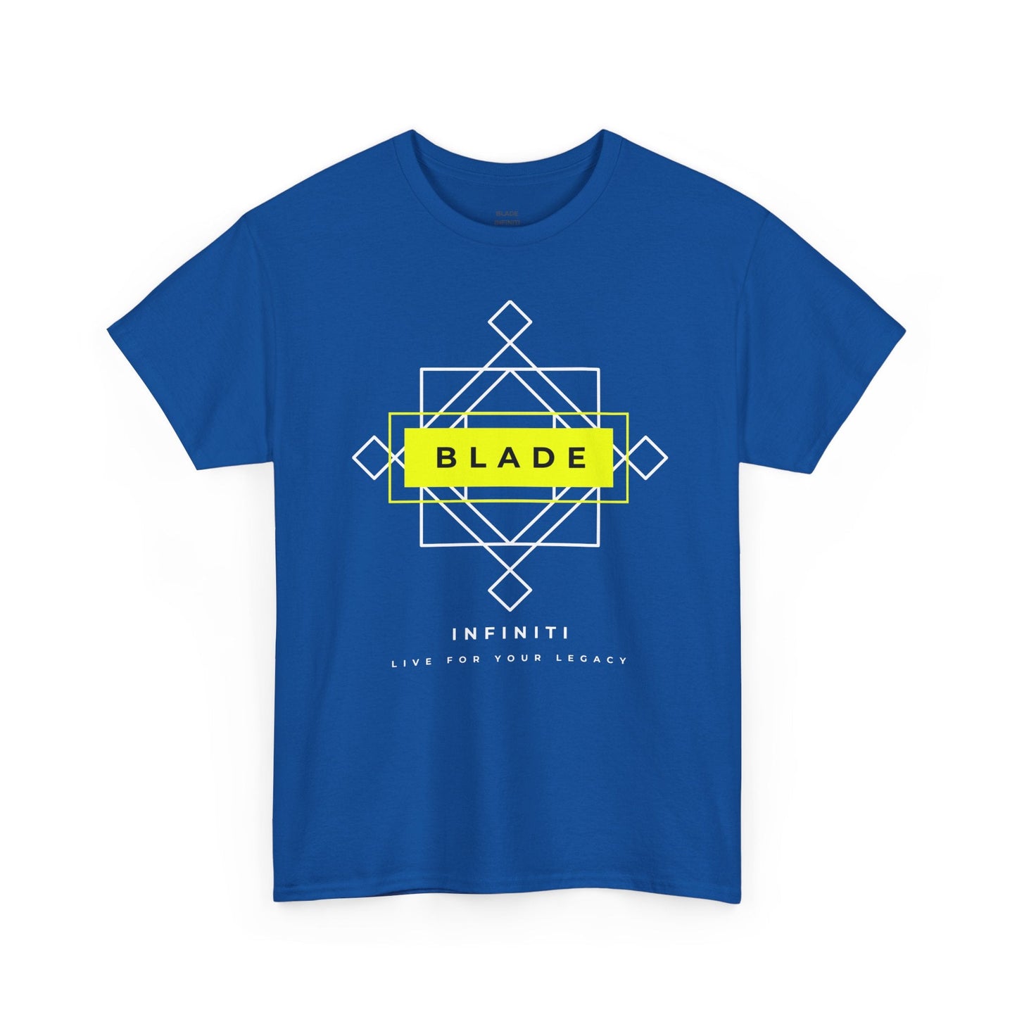 Geometric Infiniti Neon Green/White T-Shirt