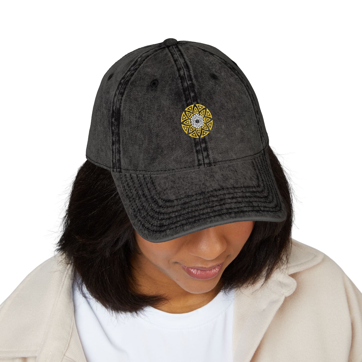 Ethereal Azteca Vintage Embroidered Hat/Cap