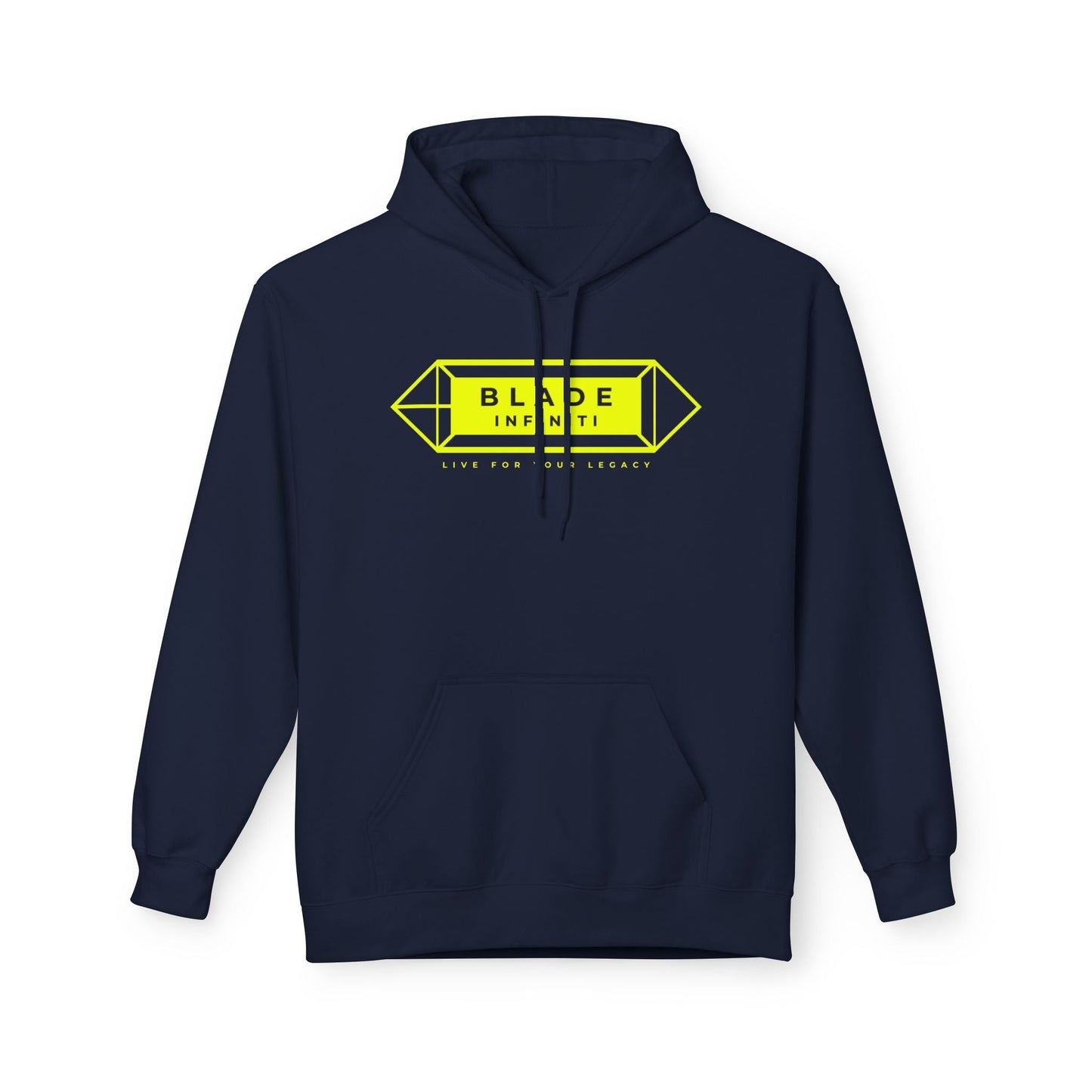 Geometric Infiniti Neon Green Hoodie