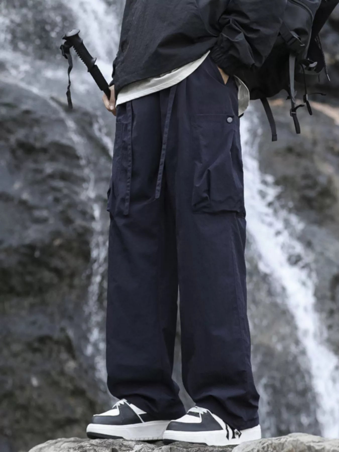 Men's Plus Size Loose Fit Cargo Pants