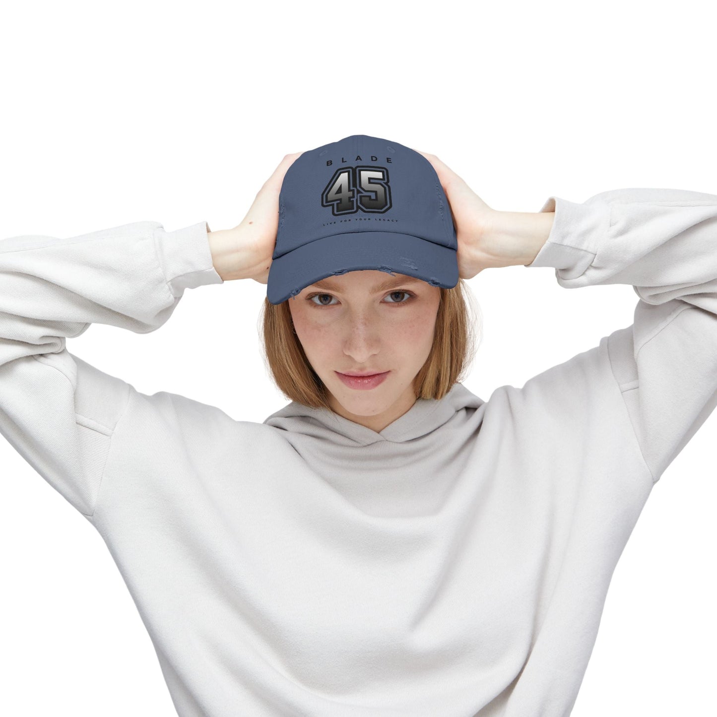 Blade 45 Trendy Unisex Distressed Hat/Cap