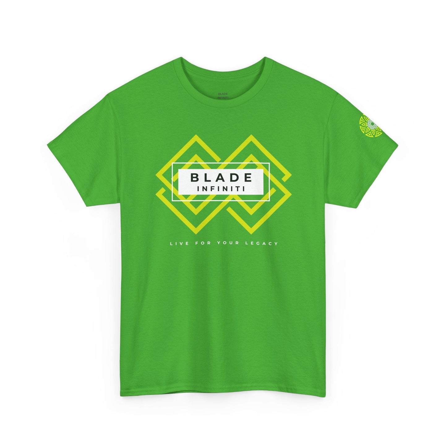 Geometric Odyssey Version 4 Neon Green T-Shirt