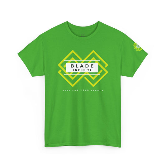 Geometric Odyssey Version 4 Neon Green T-Shirt