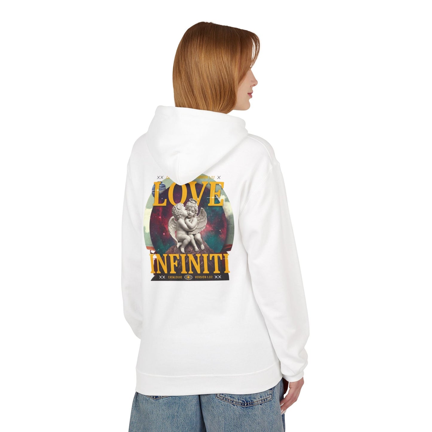 Celestial Love, Infiniti Unisex Couples Hoodie